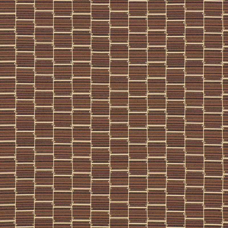 Carrel Nutmeg Woven Textured Upholstery Fabric
