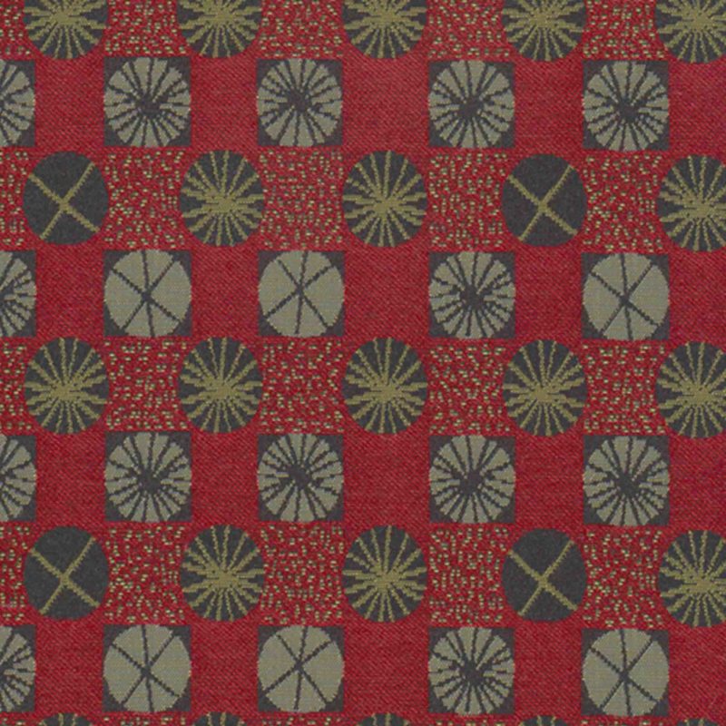 Ferris Wheel Taffy Apple Woven Flat Upholstery Fabric